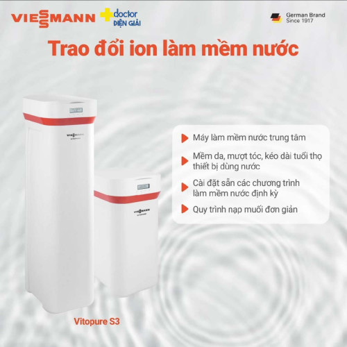Máy làm mềm nước trung tâm Vitopure S3-2T